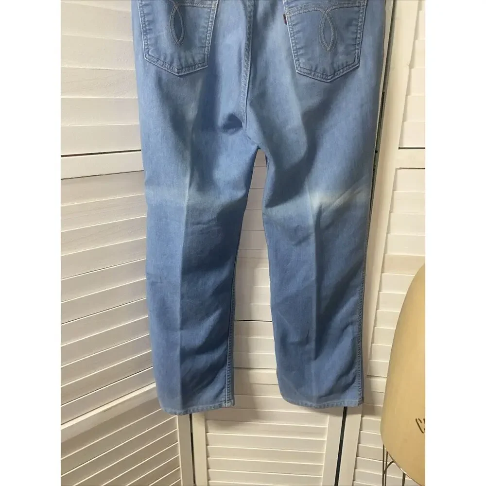 Vintage Levi’s Action Jeans 36x29 Fits 34 Or 35 USA Made Blue Denim 100% Cotton